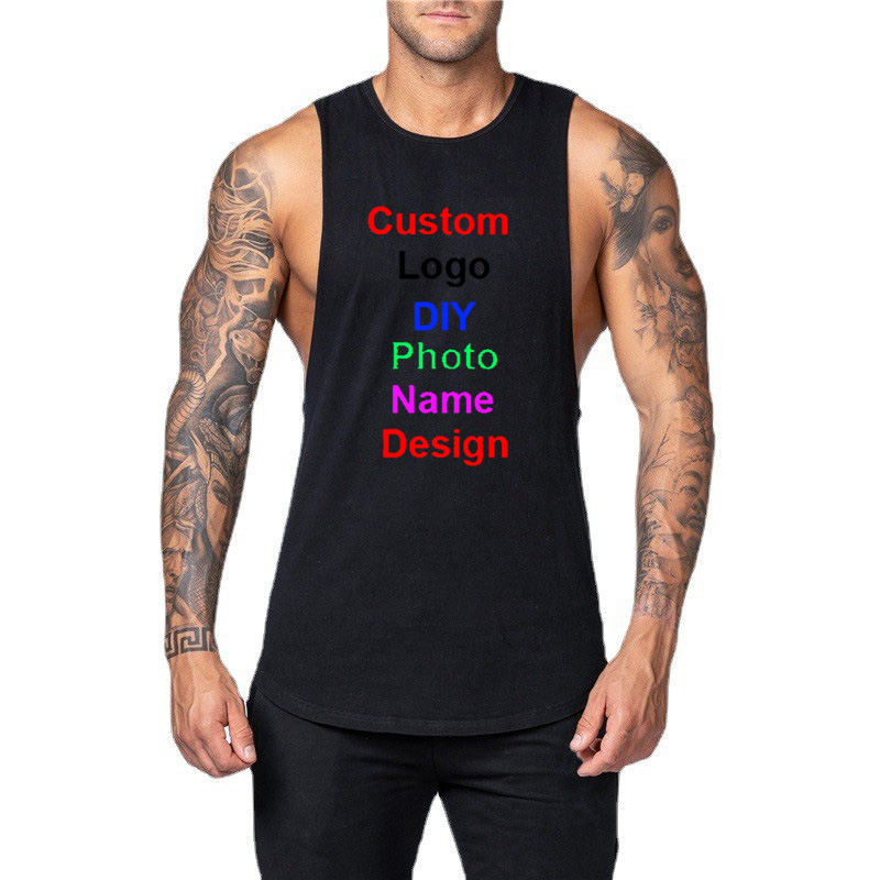 Tank Top Muscle - DIY dostosowane logo marka podkoszulek na