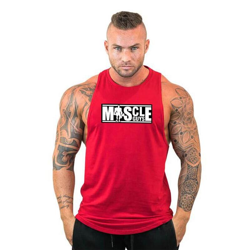 Tank Top Muscle - Męska ćwiczenie mięśni koszulka bez rękawów