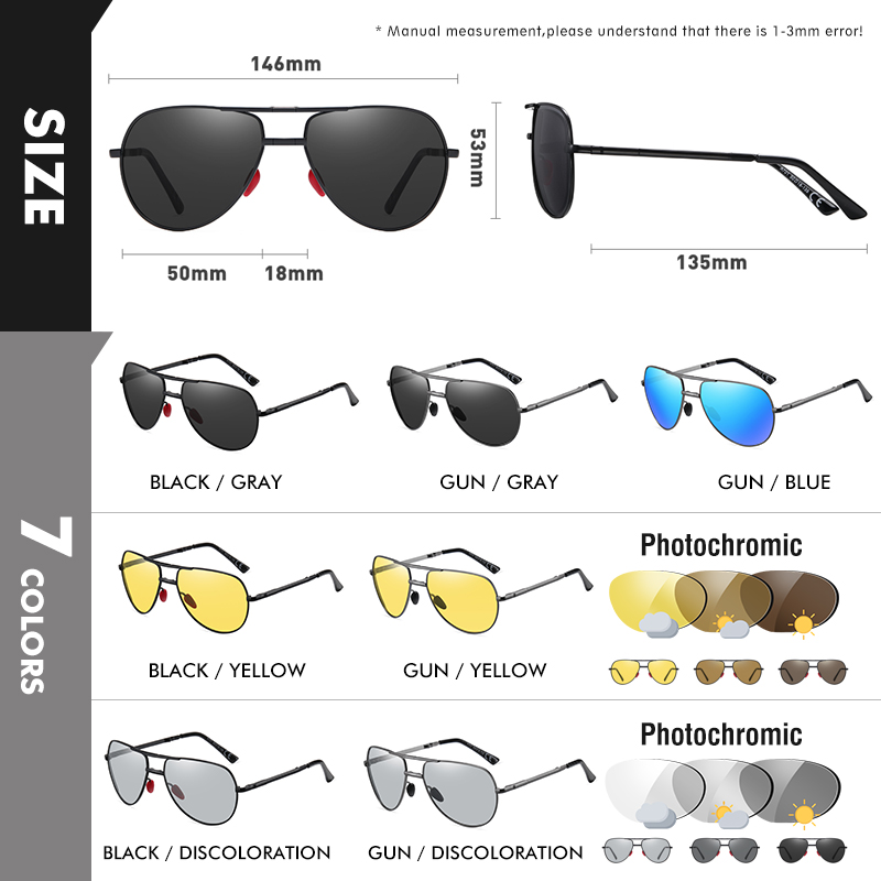 Okulary przeciwsłoneczne CoolP – Sunglasses Aviator Polarized recenzja i cena