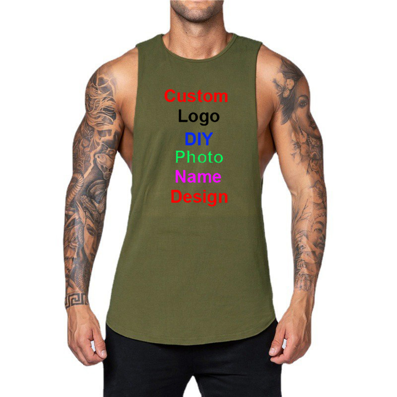 DIY dostosowane logo marka pod – Tank Top Muscle recenzja i cena